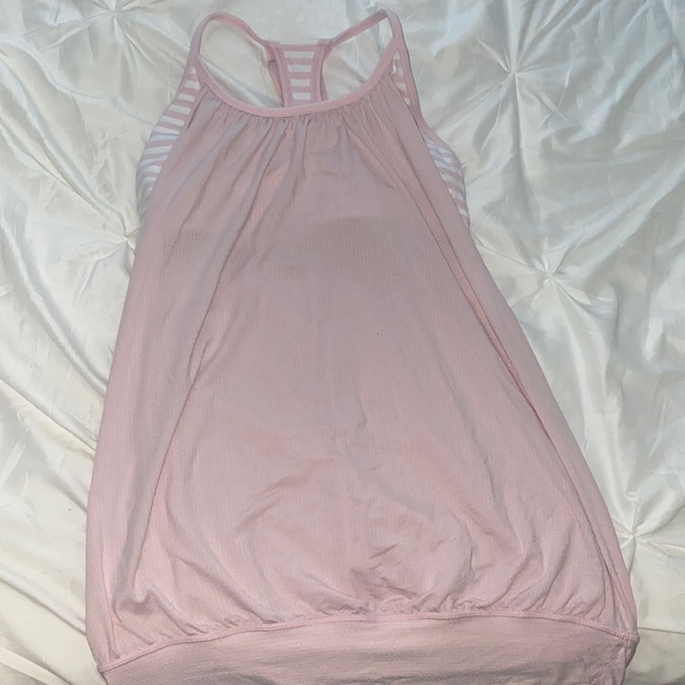 Lululemon pink tank top